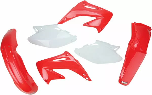 Full Body Replacement Plastic Kit Red, White-2