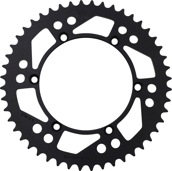 MOOSE RACING Rear Aluminum Sprocket Black -0