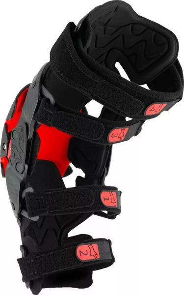 Alpinestars Rk-1 Plasma Knee Braces Black, Red -0