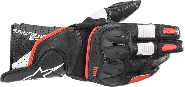 Manusi Piele Alpinestars Negru/Alb/Red-0