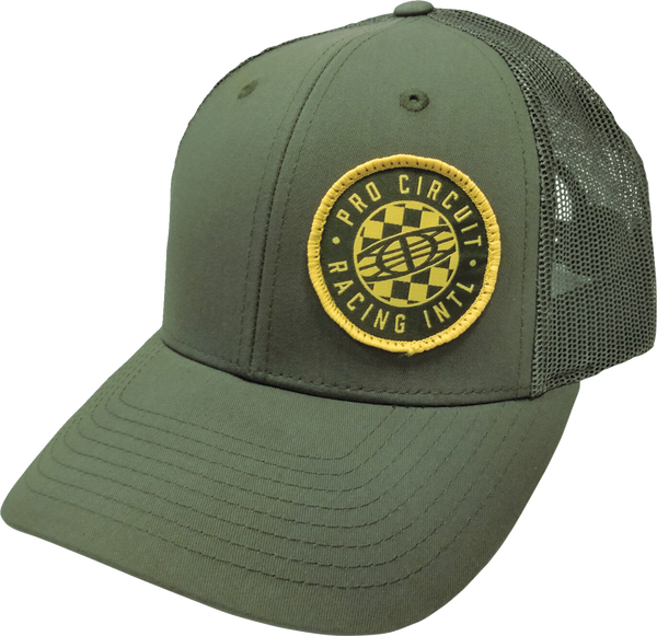 Pro Circuit Checked Global Hat Green 