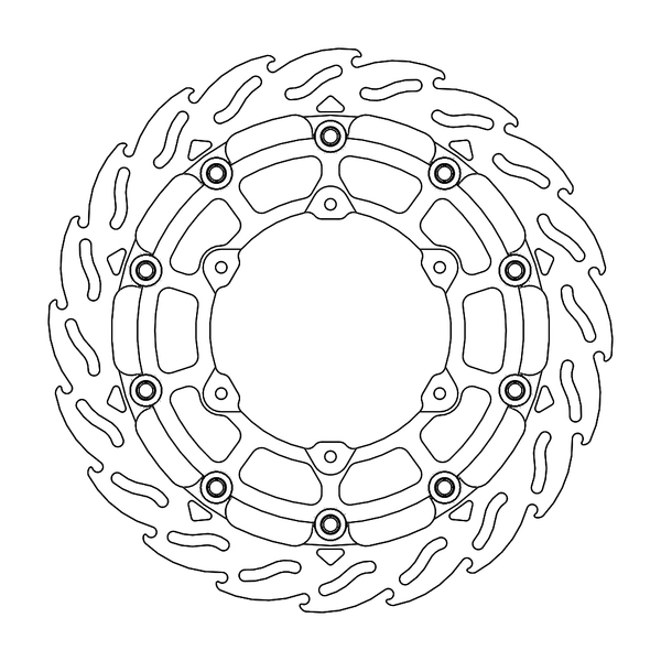 Flame Series Rotor Black