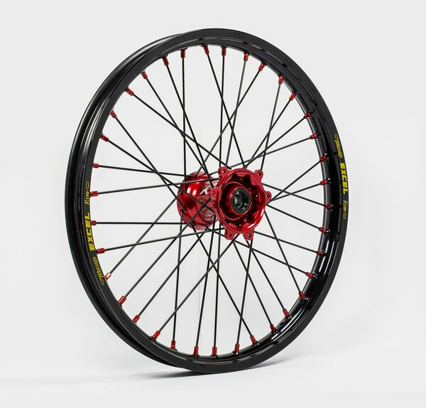 Elite Mx-en Wheel, Black Spokes Red