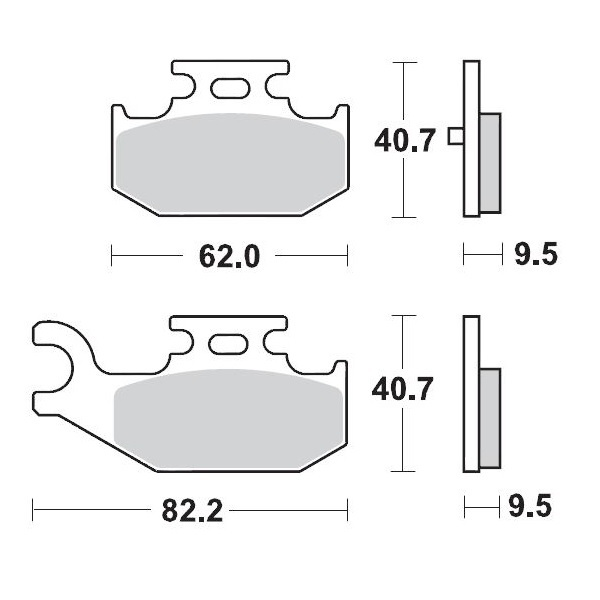 Racing Brake Pads Atv