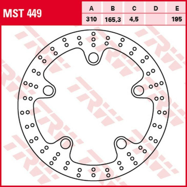 Disc frana fata TRW HONDA VFR 1200X '12 -/GL 1800 GOLD WING F6C '14 -'16