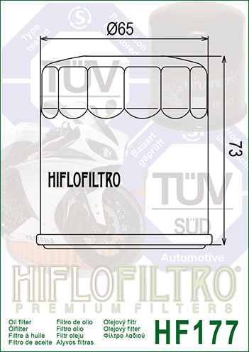 Filtru ulei BUELL 900-1200 LIGHTNING Hiflofiltro HF177-0