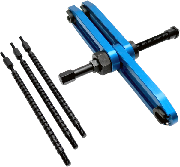 Crankcase Splitter V2 Anodized, Black, Blue