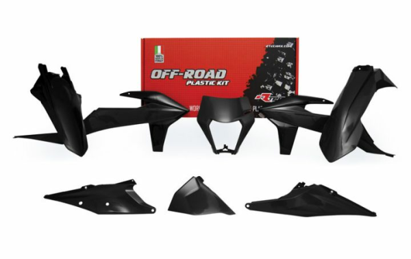 Kit Plastice RACETECH KTM '20-'23 EXC/EXC-F Negru (5 buc)