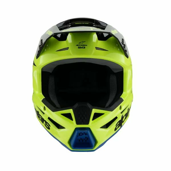 Alpinestars Youth S-m3 Radium Helmet Black, Blue, Yellow -4