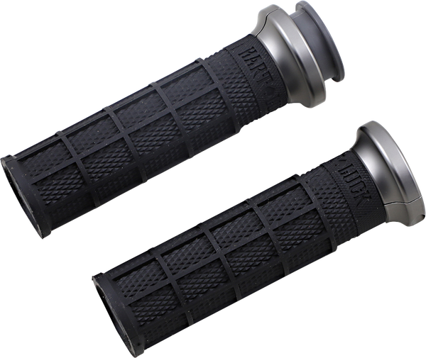 Indian Hart-luck Signature V-twin Lock-on Grips Black