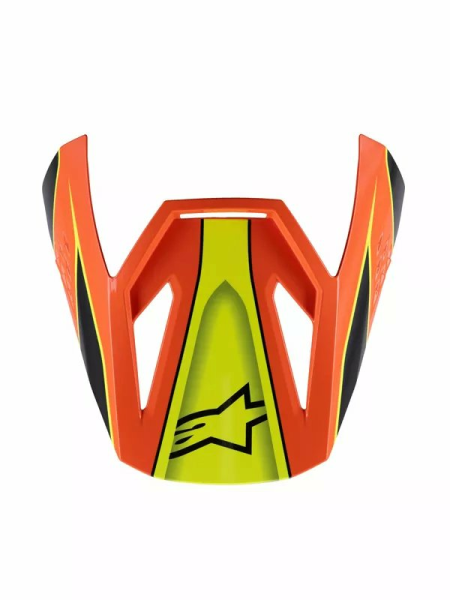 Alpinestars Youth Sm3 Fray Visor Black, Orange, Yellow 