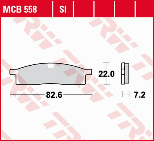 Placute frana fata TRW Sinterizate OFFROAD YAMAHA DT 50 '98 -/YZ 65 '18 -/YZ 80 '86 -'01/YZ 85 '02 -