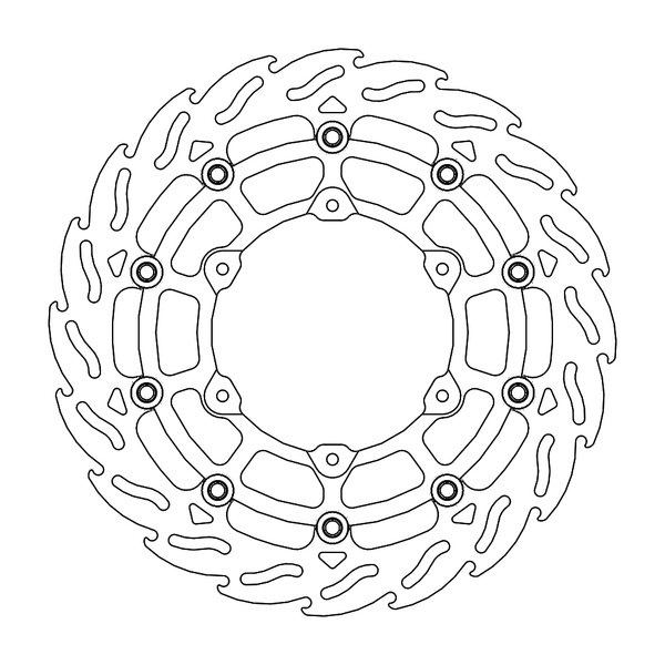 Flame Series Rotor Black