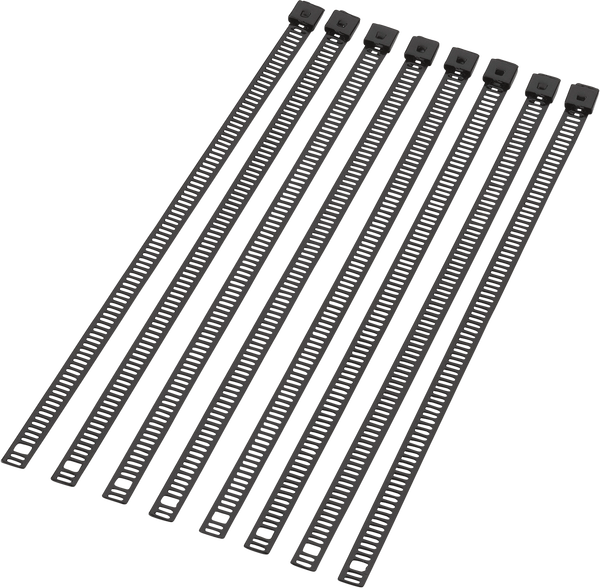 MOOSE RACING Ladder-style Cable Tie Black, Powder-coated 