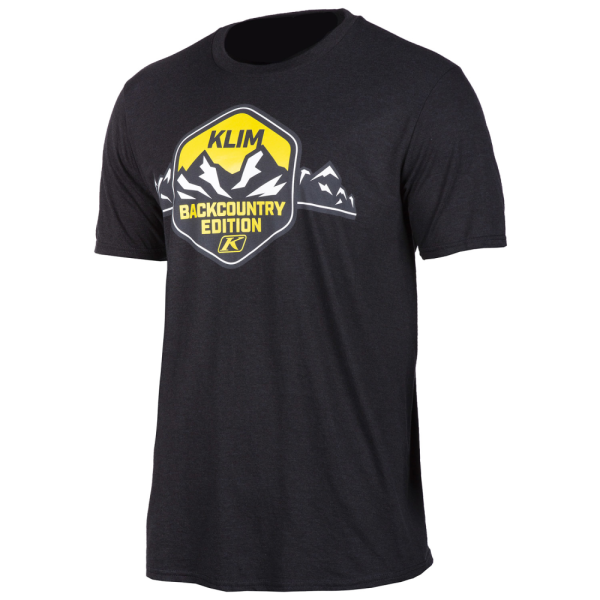 Tricou Klim Backcountry Edition SS T Black/Yellow-0