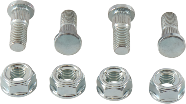 MOOSE RACING Wheel Stud-nut Kit Silver 