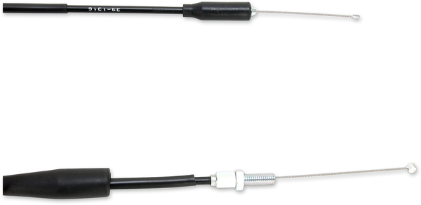 MOOSE RACING Black Vinyl Throttle Cable Black -1