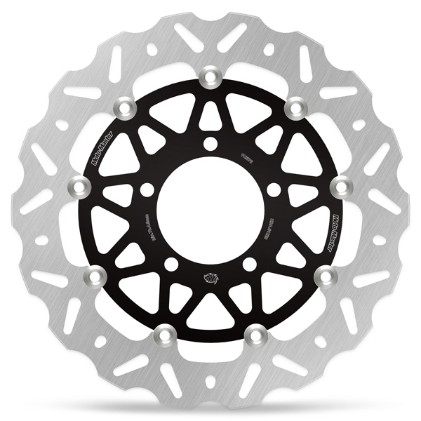 Nitro Series Brake Disc Black, Silver-0