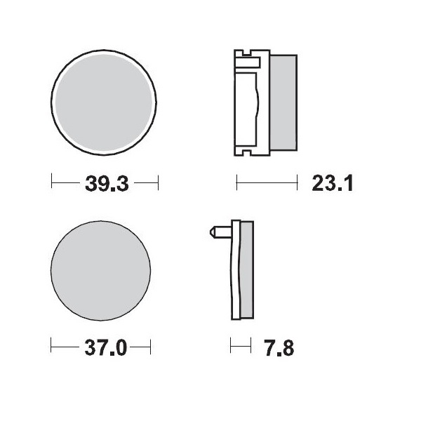 Racing Brake Pads Atv