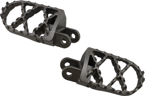 MOOSE RACING Pro Footpegs Silver 