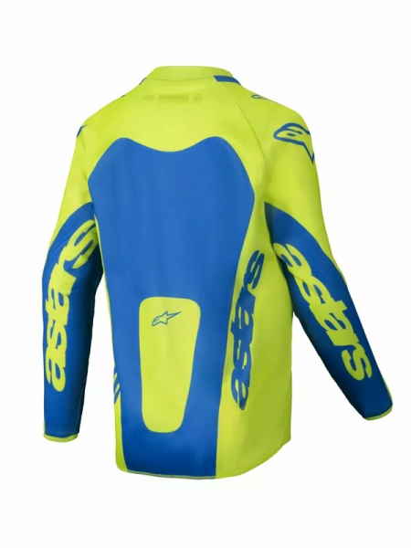 Alpinestars Youth Racer Veil Jersey Blue, Yellow -0