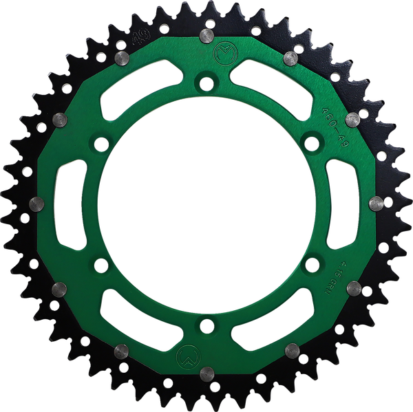 MOOSE RACING Dual Sprocket Green 