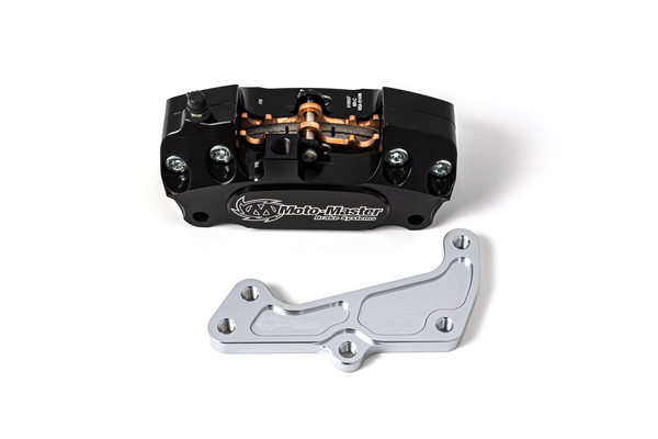 Supermoto Racing Brake Caliper Kit Black, Silver