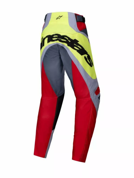 Alpinestars Youth Racer Melt Pants Gray, Red -0