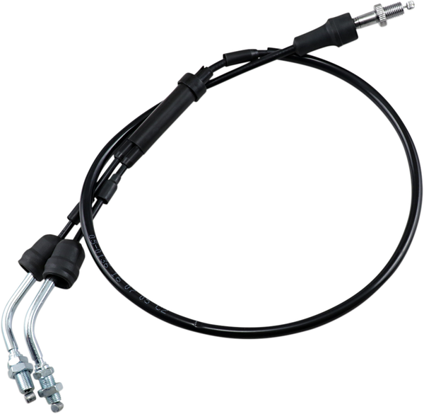 Black Vinyl Throttle Cable Black 