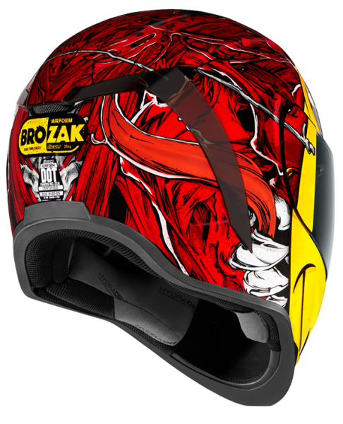 Casca Icon Airform Brozak Mips® Yellow/Red-9