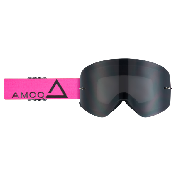 AMOQ MX Goggles Vision Magnetic Pink-Black - Smoke-b57895b14078e4c67dcaee251f505e4f.webp