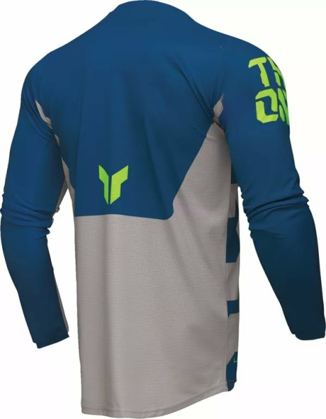 Tricou Enduro Thor Launchmode Forge Blue-1