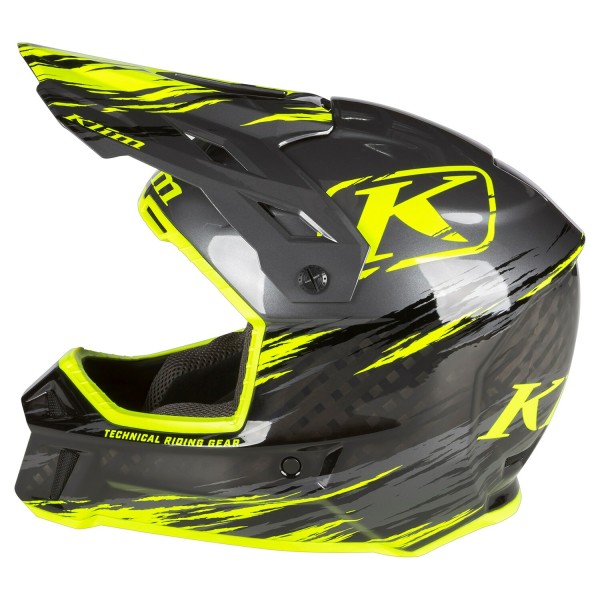 Casca Snowmobil Klim F3 Carbon Pro ECE Ascent Black - Asphalt-10