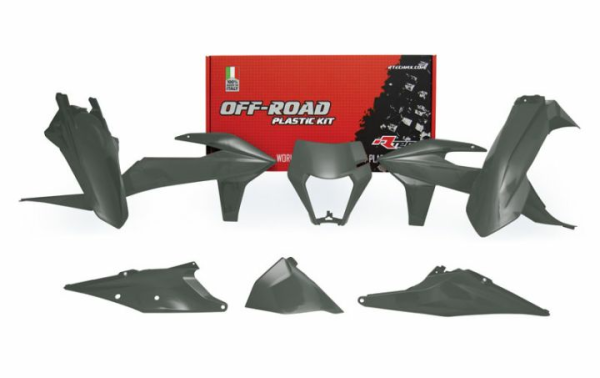 Kit plastice RACETECH KTM EXC/EXC-F '20-'23 Grey (5 buc)