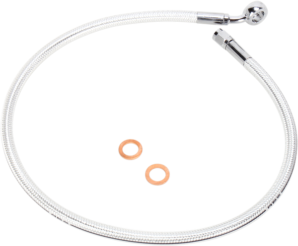 Designer Series Dot Abs-specific Upper Brake Line Kit Chrome, Sterling Chromite® Ii