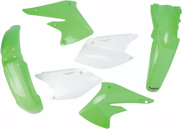 Full Body Replacement Plastic Kit Green, White-3