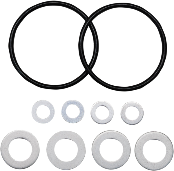 MOOSE RACING Oil Filter Hardware Kit Black, Silver 