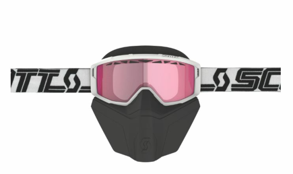 Scott Goggle Primal Safari Facemask white/black rose-0