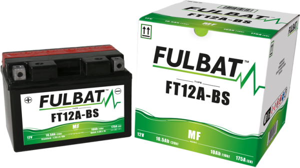 Baterie Moto fara intretinere cu acid Fulbat FT12A-BS-0