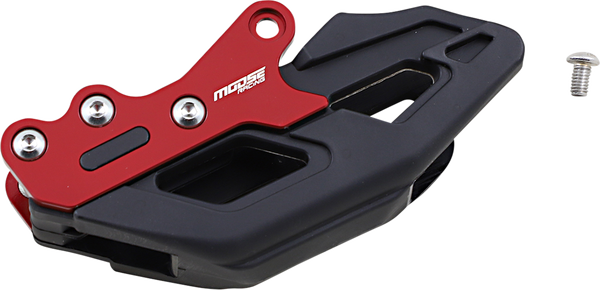 MOOSE RACING Mr-1 Colored Al Chain Guide Black, Red, Anodized 