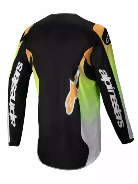 Alpinestars Fluid Wurx Jersey Black, Yellow -0