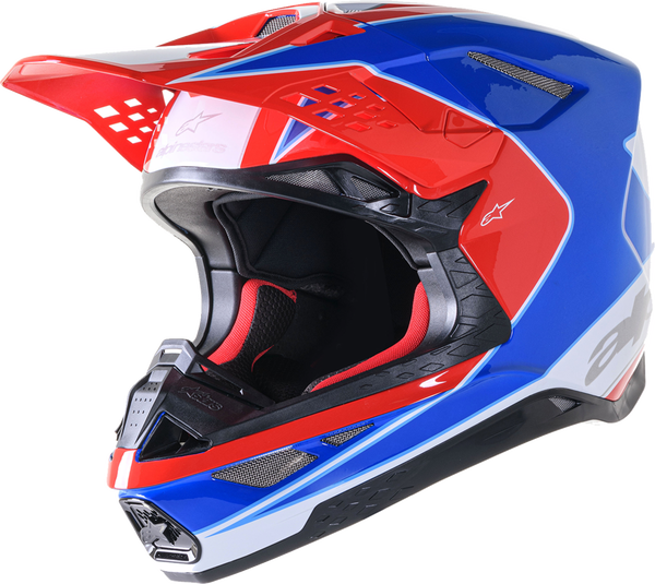 Casca Alpinestars Supertech M10 Aeon Blue/Red-2