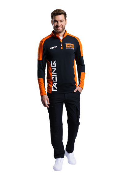 Pulover KTM Team Halfzip Orange Black-2