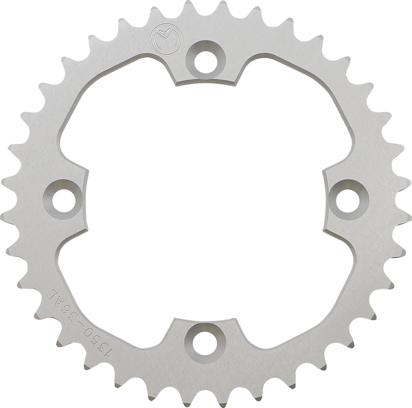 MOOSE RACING Aluminum Rear Sprocket Atv Silver -0