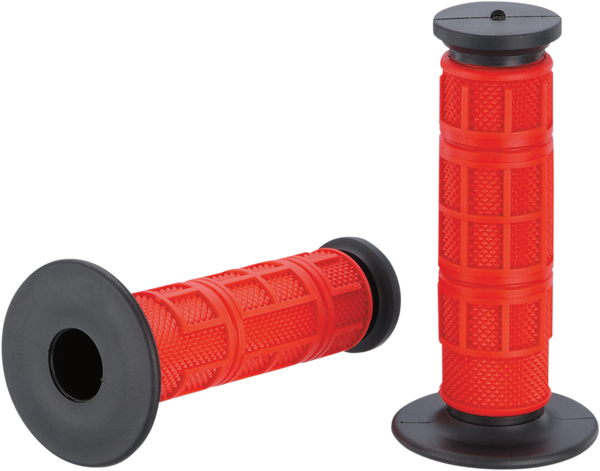 MOOSE RACING Qualifier Grips Black, Red 