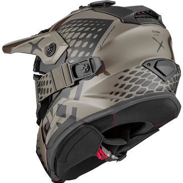 CKX Helmet + Goggles TITAN Viper Titanium M-1