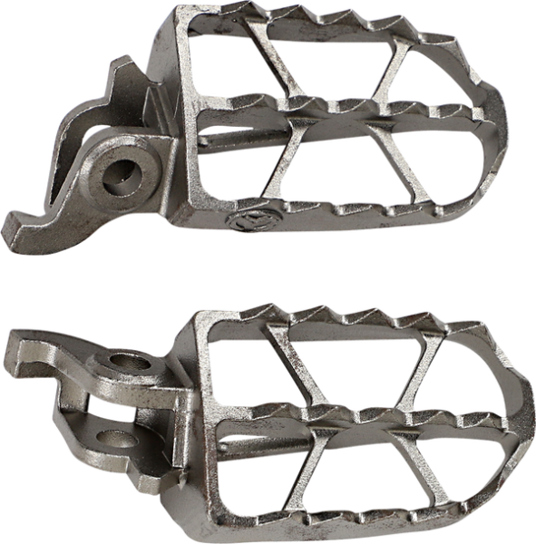 MOOSE RACING Nd Series Footpegs Silver 