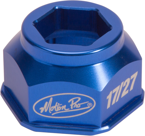 T-6 Combo Lever Hex Adapter Anodized, Blue