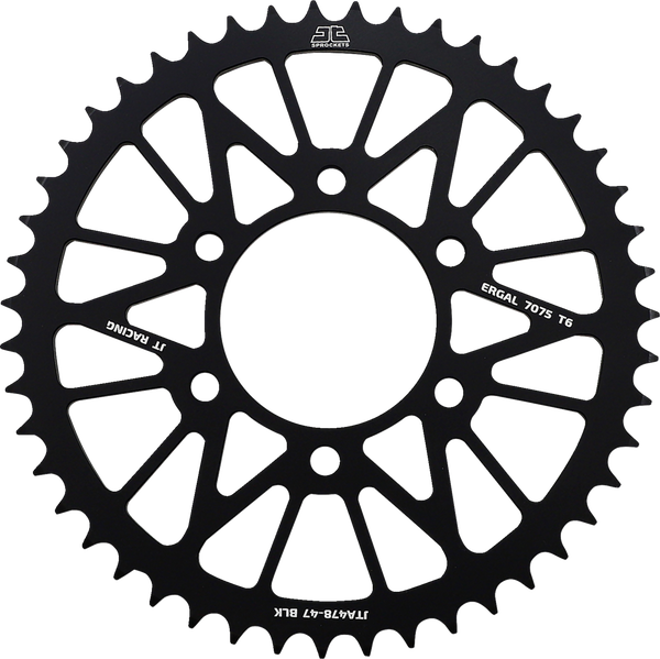 JT SPROCKETS Racelite Aluminum Rear Sprocket Black 