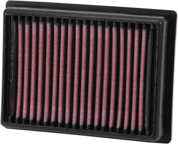 High-flow Air Filter Black, Red-0